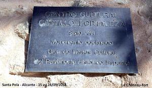 23 SANTA POLA CHATEAU FORT ET PLACE GLORIETA (8)